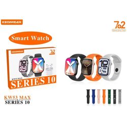 ساعت هوشمند کینگ ویر مدل KW53 Max با 7بند سییکونی و استیل و ایرپاد