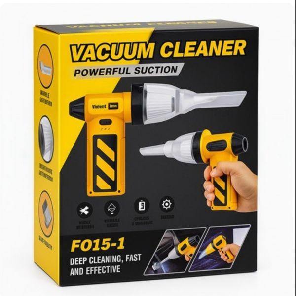 جت فن  و جارو شارژی  مدل  f015-1