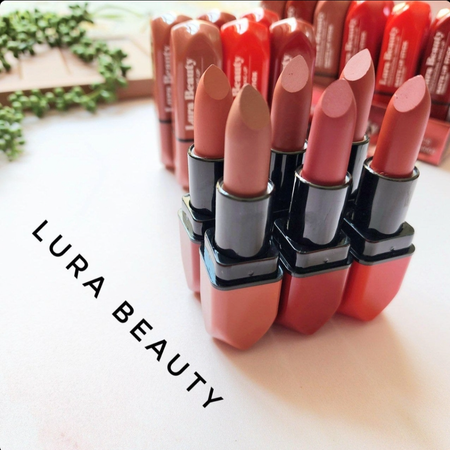 پک رژ جامد مخملی اورجینال lura beauty