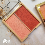 رژگونه گل دو عددی اورجینال lura beauty