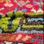 فرش دستباف سایز ذرع و چارک (تمام پشم یلمه طرح قابی) کد 6198