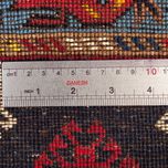فرش دستباف سایز ذرع و چارک (تمام پشم یلمه طرح قابی) کد 6198