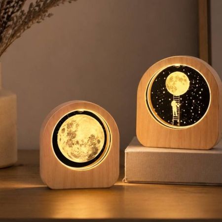 گوی کریستالی شب خواب دور چوبی