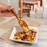 قاشق آجیل دسته چوبی
