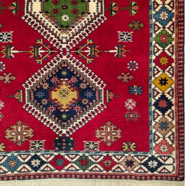 فرش دستباف یلمه سایز ذرع و نیم ( تمام پشم طرح حوضی ) کد 5977