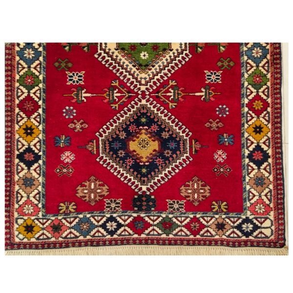 فرش دستباف یلمه سایز ذرع و نیم ( تمام پشم طرح حوضی ) کد 5977