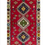 فرش دستباف یلمه سایز ذرع و نیم ( تمام پشم طرح حوضی ) کد 5977