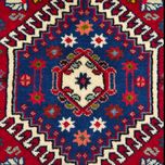 فرش دستباف سایز یک و نیم متری لاکی (تمام پشم یلمه طرح حوضی) کد