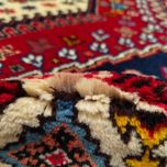 فرش دستباف سایز یک و نیم متری لاکی (تمام پشم یلمه طرح حوضی) کد