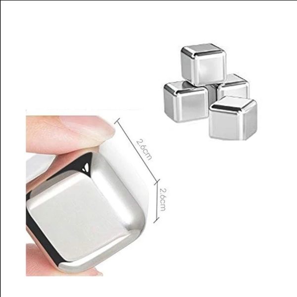 یخ استیل مکعبی 4 عددی