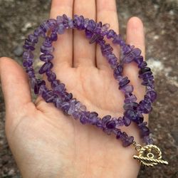 گردنبند سنگ آمتیست