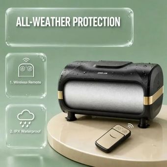 کاور خودرو گرین لاین Green Lion مدل GCC-11 ریموت دار GREEN LION AUTO CAR COVER CAR FIT GCC-11 / GNAUCRCVRBK