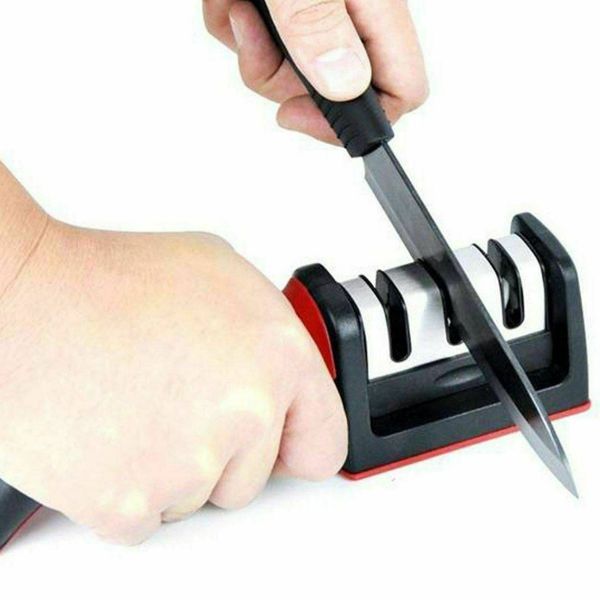 چاقو تیز کن دسته دار سه تیغ