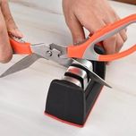 چاقو تیز کن دسته دار سه تیغ