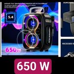 اسپیکر هوپ استار Play One Club | اسپیکر بلوتوثی 650 وات با 2 میکروفون بی‌سیم و باتری قدرتمند