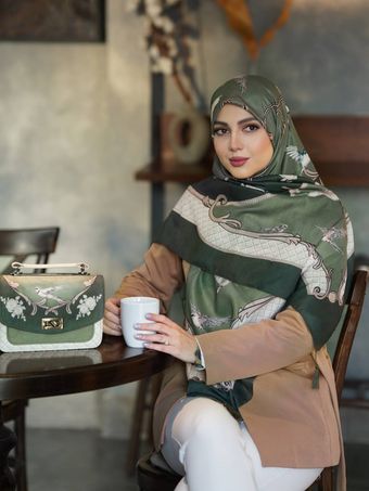 ست کیف و روسری طرح B2 کد 12