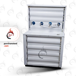 آبسردکن صنعتی 4 شیر استیل