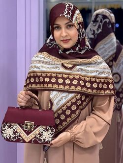 ست کیف و روسری طرح A3 کد 88