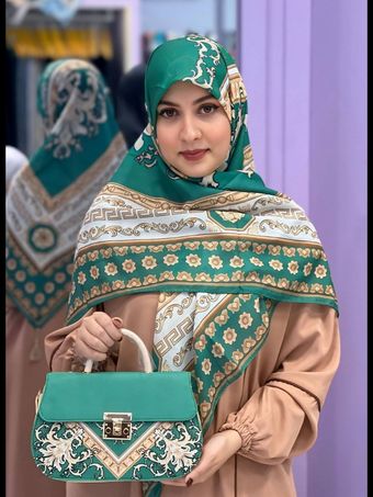 ست کیف و روسری طرح A3 کد89