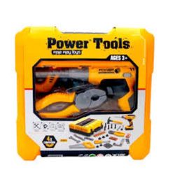 اسباب بازی مدل ست ابزار همراه دریل طرح باطری خور کیفی کد T012