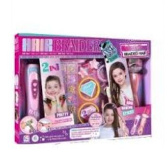 اسباب بازی مدل ست دستگاه بافت مو طرح 2 مدل همراه لوازم کامل کد 961