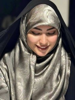 روسری نخ ابریشم ژاکارد کد 1