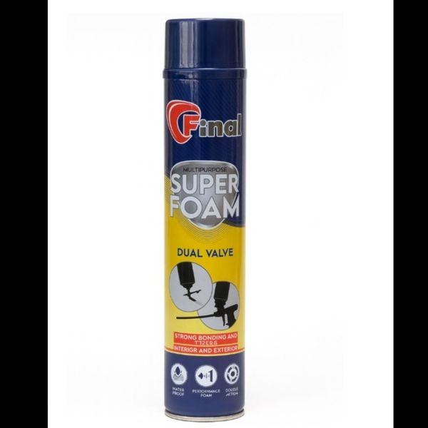 اسپری فوم پلی اورتان گانخور فاینال 600گرم