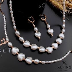 نیم ست قلب مروارید کد 2021