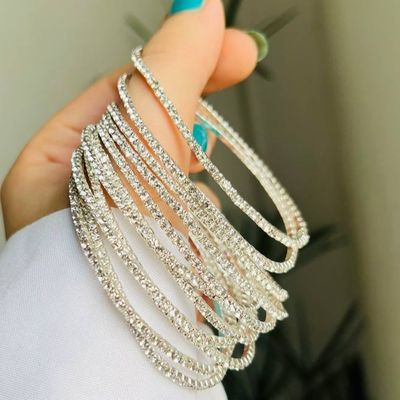 دستبند کشی نگینی