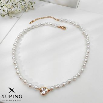 گردنبند مروارید قلب کد 3038