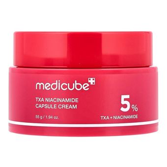 کرم کپسولی ضد لک و روشن کننده ترانگزامیک اسید و نیاسینامید مدی کیوب (Medicube TXA Niacinamide Capsule Cream)