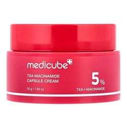 کرم کپسولی ضد لک و روشن کننده ترانگزامیک اسید و نیاسینامید مدی کیوب (Medicube TXA Niacinamide Capsule Cream)