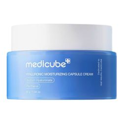 کرم کپسولی آبرسان و مرطوب کننده هیالورونیک اسید و پانتنول مدی کیوب (Medicube Hyaluronic Moisturizing Capsule Cream)