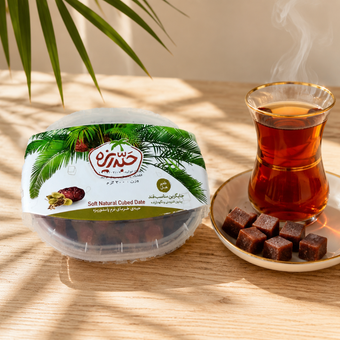 حبه خرما با طعم هل 300گرمی « طرح نخل »