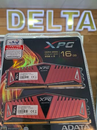رم دسکتاپ DDR4 دو کاناله 2666 مگاهرتز CL16 ای دیتا مدل XPG  ظرفیت 16 گیگابایت