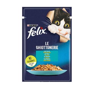 پوچ گربه فلیکس با طعم ماهی تن Felix Cat Pouch وزن 85گرم