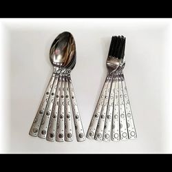 ست 6 تایی قاشق و چنگال