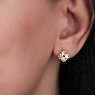 گوشواره ونکلیف طلایی