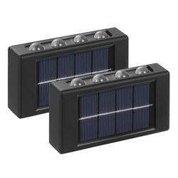 چراغ شارژی دیواری SOLAR خورشیدی دوطرفه (جفتی)