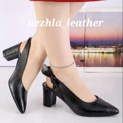 کفش تمام چرم زنانه کد 570