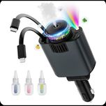 شارژر فندکی خودرو W&O مدل Starlight پنج کاره با رایحه افشانی و نورپردازی