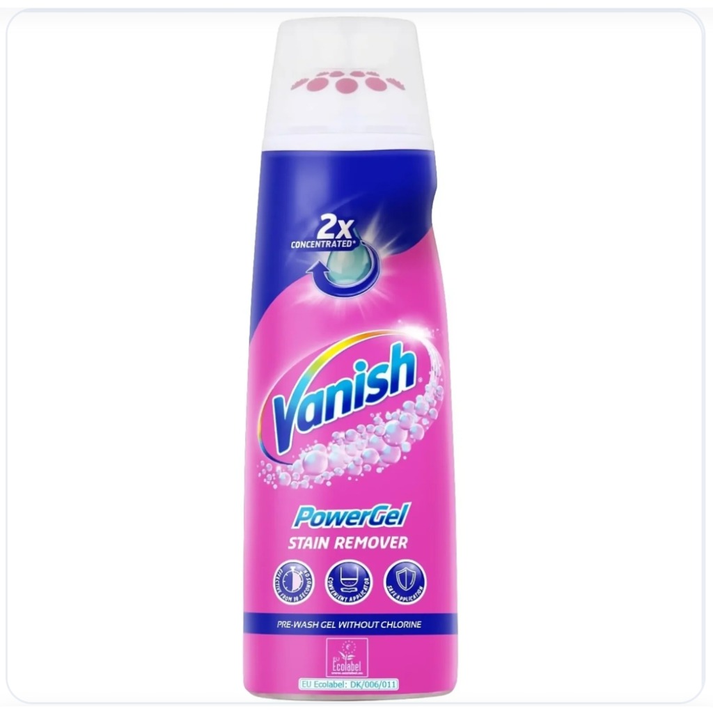 ژل لکه بر لباس ونیش مدل اکسی اکشن 200 میل Vanish Oxi Action Power Gel