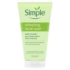 ژل شستشو سیمپل Simple مدل Refreshing Facial Wash