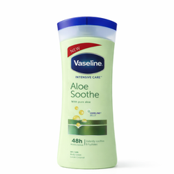 لوسیون بدن وازلین Intensive Care مدل Aloe Soothe – حجم 400 میلی‌لیتر
