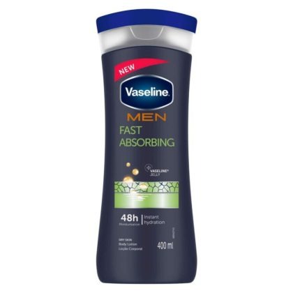 لوسیون بدن 48ساعته مردانه وازلین مناسب پوست خشک 400میل-Vaseline