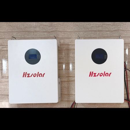 باتری لیتیومی HZ Solar ظرفیت 5.37kWh مدل 51.2V 105Ah (LiFePO4)