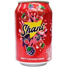 نوشابه شانی قوطی 250میلی لیتر با طعم توت فرنگی