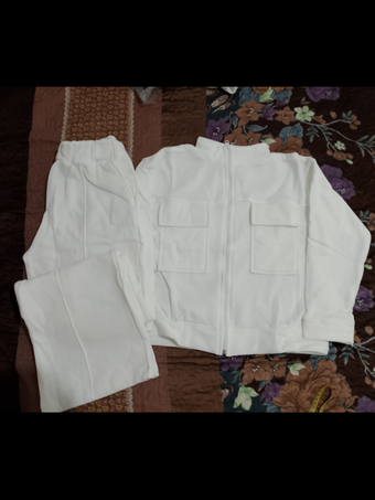 سویشرت شلوار جیب پاکتی دورس کرکی فری سایز 36 تا 44 تن شیک