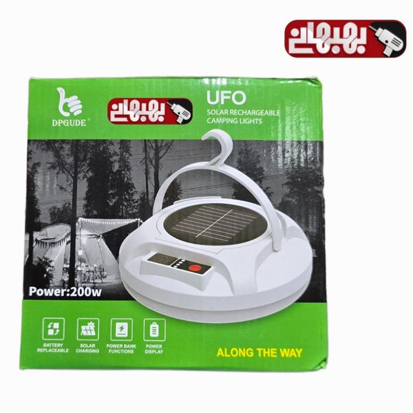 چراغ آویز چادر دی پی گاد مدل DP-K6-160 کد UFO با نور مهتابی