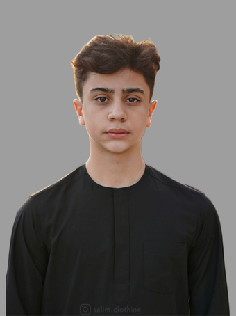 پیراهن مدل پاکستانی مشکی پسرانه سلیم